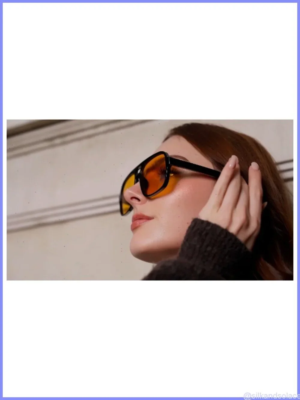 Oversized Square Retro Aviator Sunglasses UV400 Full-Frame Unisex